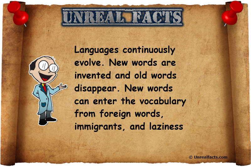 languages evolve