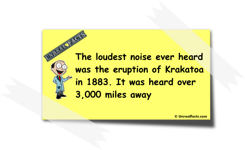 loudest noise ever heard