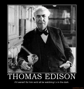 Thomas Edison Was Afraid Of The Dark
