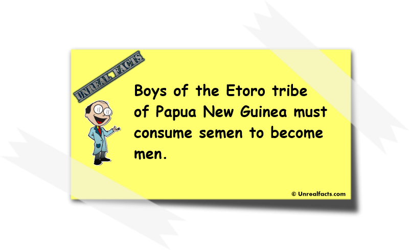 etoro tribe semen