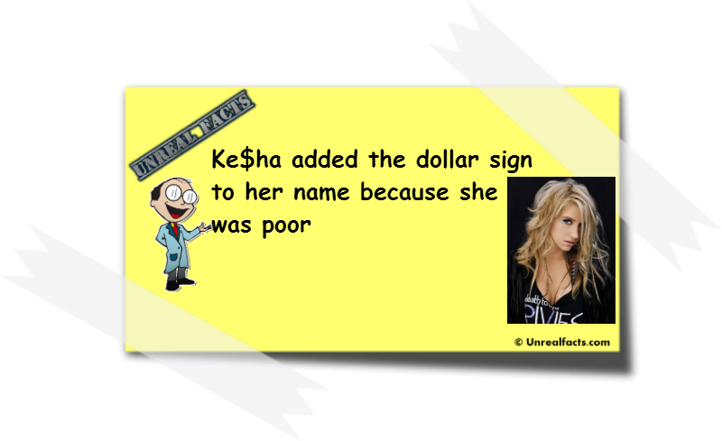 kesha dollar sign story