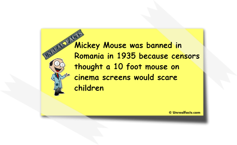 mickey mouse banned in romania
