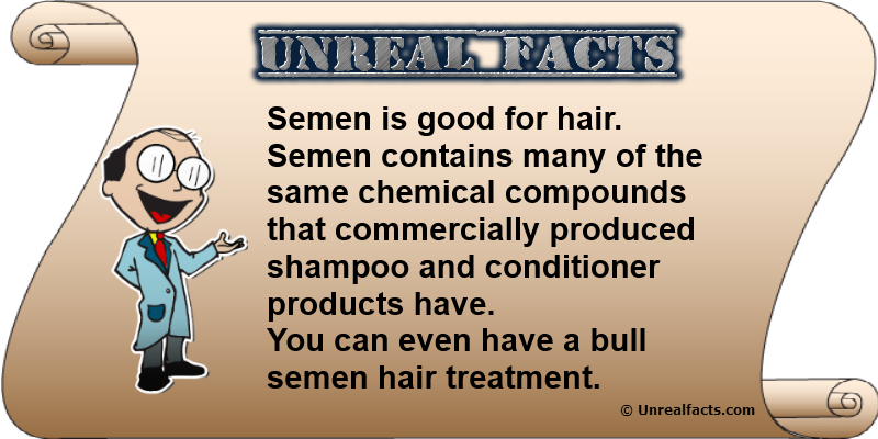 semen good for hair