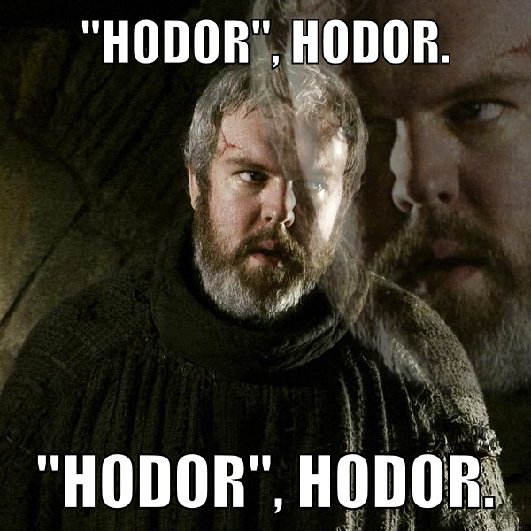 Hodor is gay