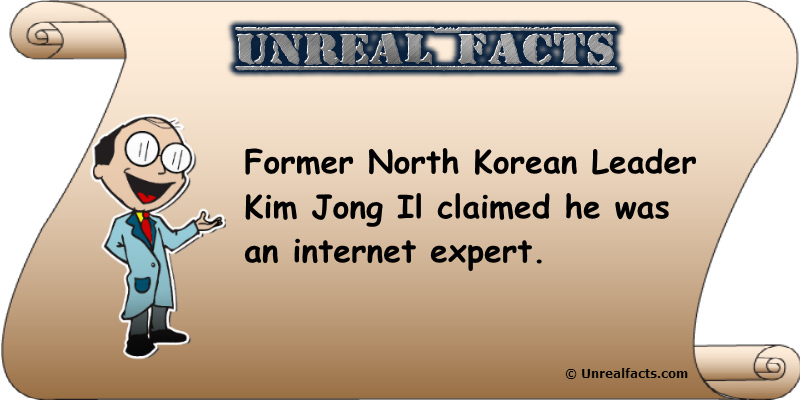 kim jong il internet expert