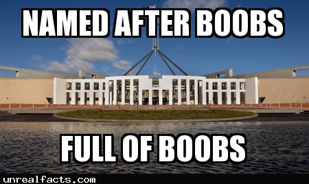 canberra means women's breasts