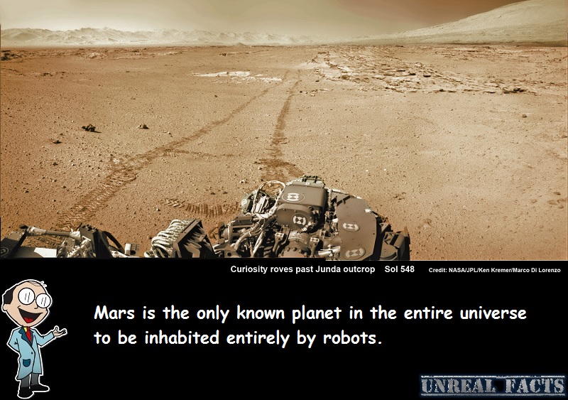 mars inhabited by robots