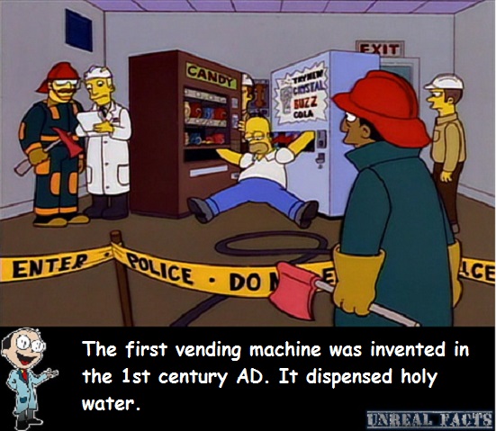 world's first vending machine