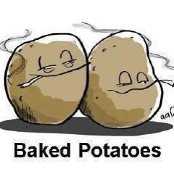 baked potato in foil deadly