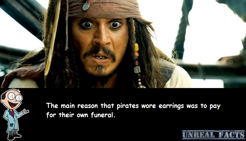 why pirates wear earrings