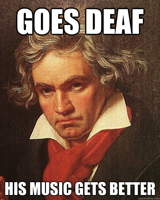 Beethoven Was Deaf composing
