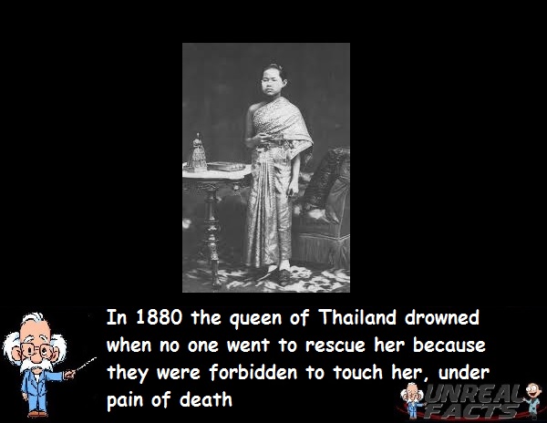 queen of thailand drowned
