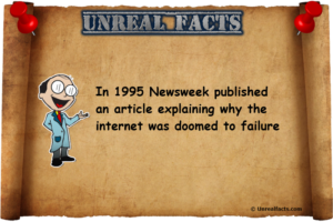 A 1995 Newsweek Internet Article Was Published About Why The Internet Would Fail