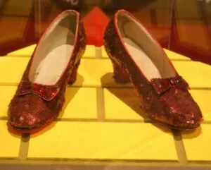 The Original Color of Dorothy's Slippers Were Silver, Not Ruby Red
