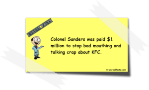 Colonel Sanders Story - He Was Paid to Stop Talking Crap About Kfc