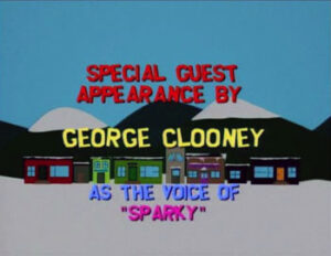 In South Park George Clooney Played Stans Dog Sparky