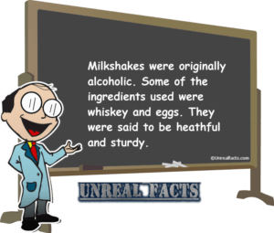 Originally, Milkshakes Were Alcoholic Drinks