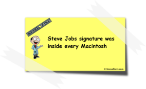Steve Jobs Signature Was Inside Every Macintosh PC