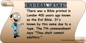There Was Once a Thou Shalt Commit Adultery Typo in the Bible