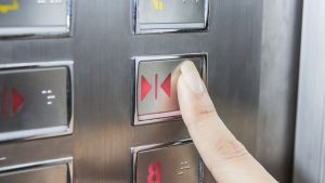 Does the close door button work on elevators?